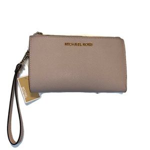 Michael Kors travel set double wristlet ballet NWT